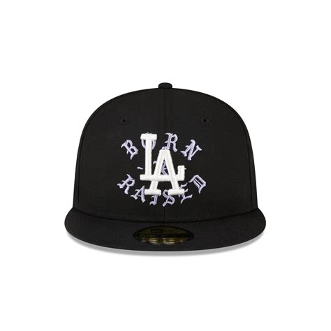 New Era Born X Raised Los Angeles Dodgers Black 2023 59FIFTY Fitted Ha