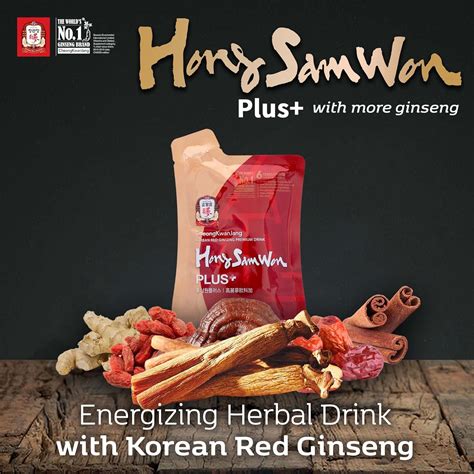 Buy CheongKwanJang [Hong Sam Won Plus - Korean Red Ginseng Drink ...