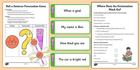 Primary Resources | Exclamation Marks Resource Pack