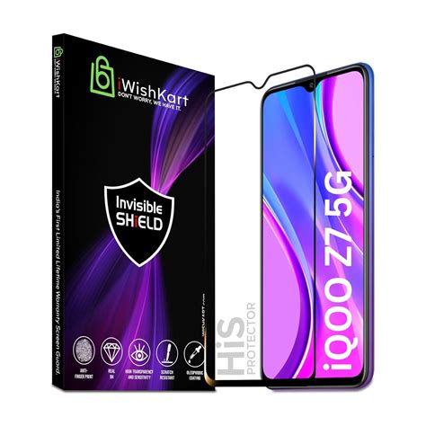 iWishKart HiS iQOO Z7 5G Tempered Glass [with warranty] screen ...