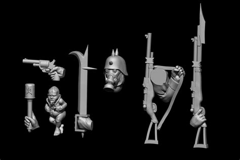Free STL file Trench Crusade Heretic Legion Conversion Set ♟ ・3D ...