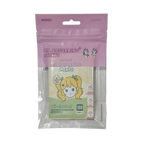 Miniso Natural Oil Absorbing Sheets 100 Sheets(Green Tea) – Miniso Srinagar
