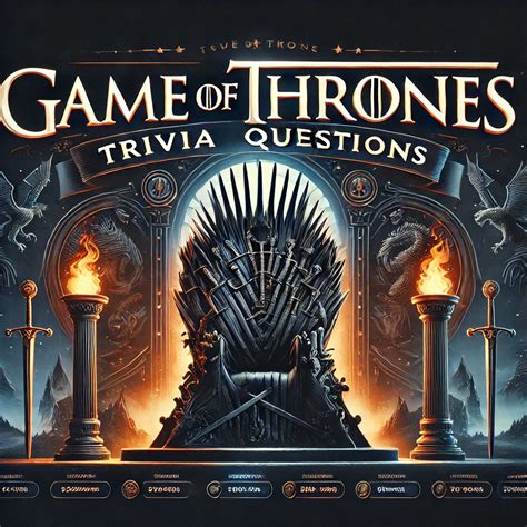 Game of Thrones Trivia Questions: Test Your Knowledge of Westeros!