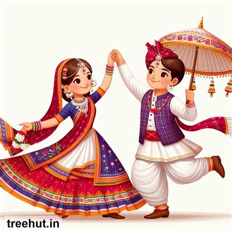 Free Dandiya Dance Cutouts, Hindu Decoration Printables for Diwali ...