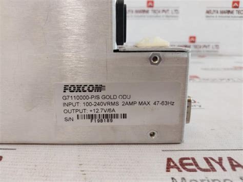 Foxcom G7110000-p/S Gold Odu Power Supply Unit 100-240Vrms 2Amp Max 47 ...