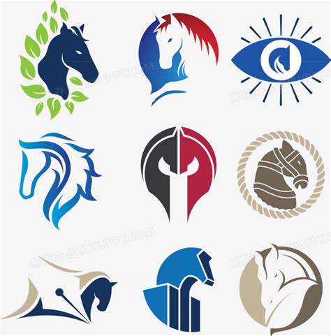 矢量马创意logo设计PNG图片素材下载_logoPNG_熊猫办公