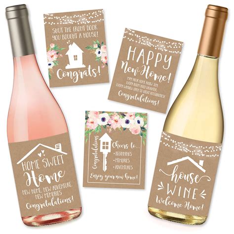 House Warming Wine Labels