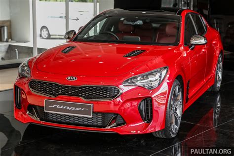 Kia Stinger launched in Malaysia – 251 hp 2.0 GT Line and 365 hp 3.3 V6 GT, CBU, RWD, RM240k to ...