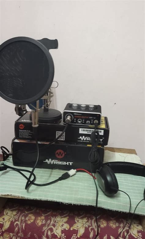 WRIGHT WR12 Audio Interface for wr bm 800 condenser microphone : Amazon ...