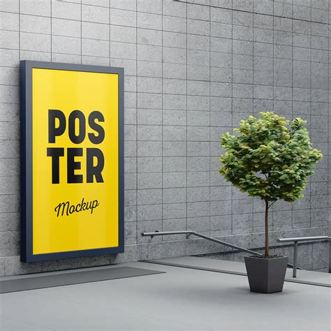3 Free Urban Framed 11 x 17 Poster Mockup PSD Files - Good Mockups