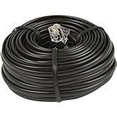 FEDUS 10 Meter Telephone Line Landline Extension Cord Cable Male To ...