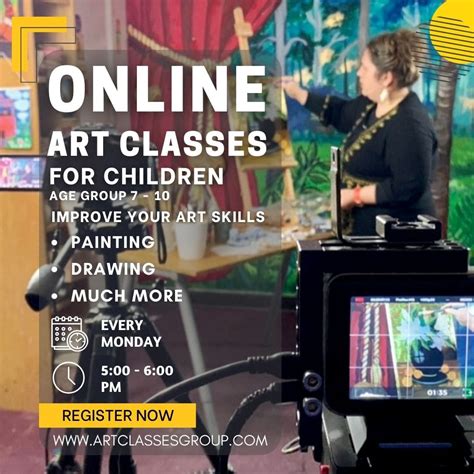 Online Art Classes for children age 7 - 10. - Art Classes for Adults ...