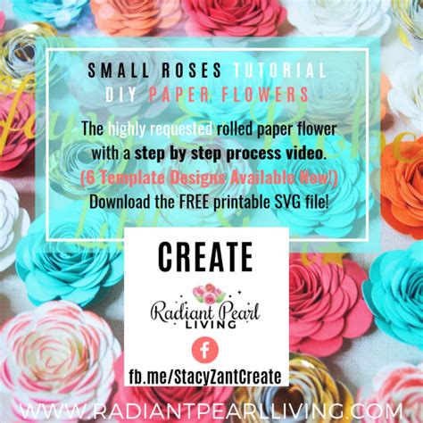 Image result for Small Paper Flowers Tutorial