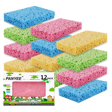 Buy Cleaning Scrub Colored Sponge,Non-Scratch Kitchen Cellulose ...