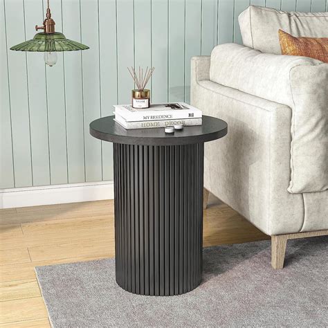 Black End Tables For Living Room Round
