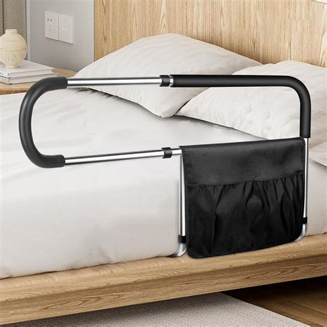 Bed Rails for Elderly Adults Safety, Stainless Steel Bed Assist Rail ...