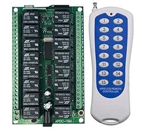 MEPS DC12V 16CH RF Wireless Remote Control Switch System,433 Mhz ...
