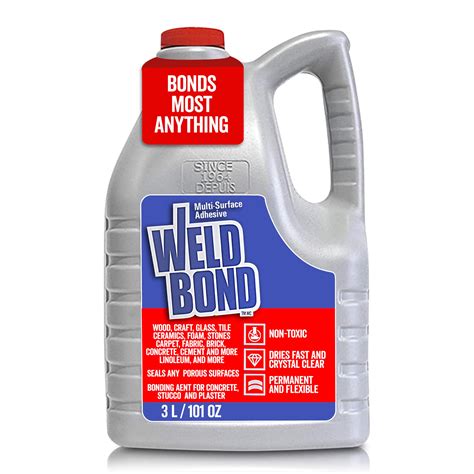 Weldbondglue Bonds Most Anything 3l 101 Oz Non Toxic Adhesive ...