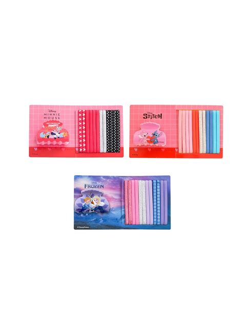 Disney Girls' Stitch, Frozen & Minnie Hair Set - 39 Pcs – Yellow Bee India