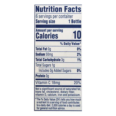 Grape Juice Nutrition Label at Ester Gordan blog