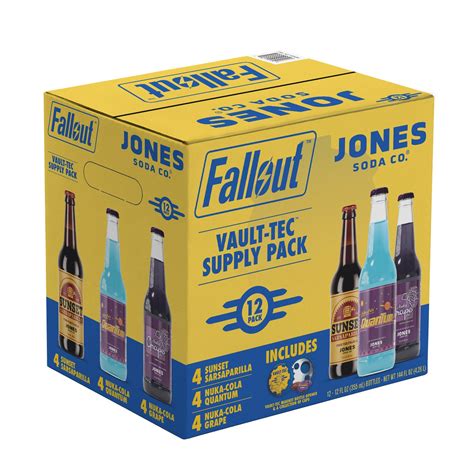 Jones Soda Fallout Nuka-Cola Variety Pack 12/12 FL OZ (4.502 QTS) - $17 ...