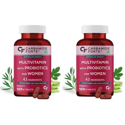 Buy Carbamide Forte Multivitamin for Women with 43 Ingredients ...
