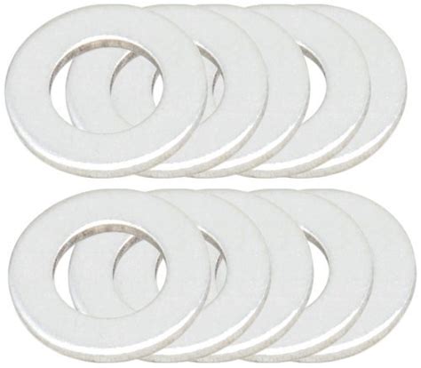 10 Aluminum Oil Drain Plug Gaskets 12mm I.D. 20mm O.D. by A Plus Parts ...