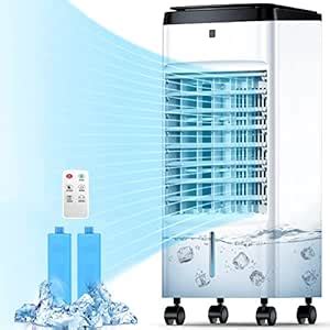 Evaporative Air Conditioners,3-in-1 Portable Fan with 3 Modes,1 Gal ...