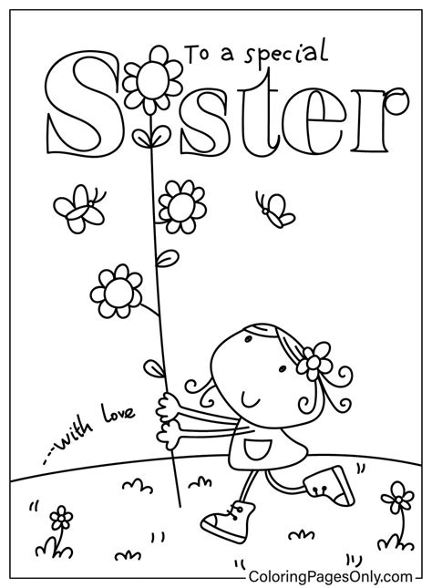 40+ Sisters Day Coloring Pages - Free Printable PDF & Online Coloring