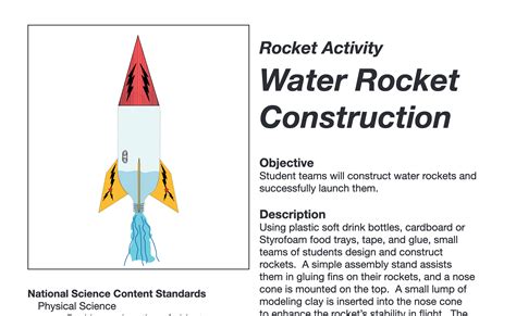 Water Rocket Construction | Lesson Plan