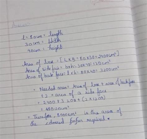 An aquarium is in the form of a cuboid whose external measures are 80cm ...