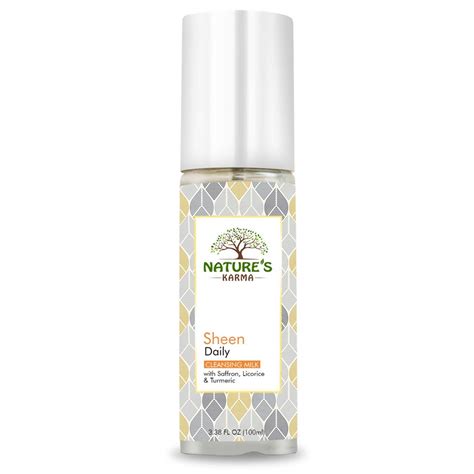 Buy Nature's Karma Sheen Daily Cleansing Milk with saffron, Licorice ...