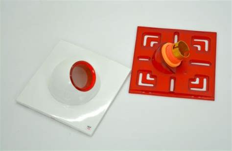 Prop It Up DECORATIVE SQUARE ANGLE White Fancy Bulb holder for wall ...