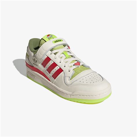 Buy Cream White and Collegiate Red Solar Slime forum Low X Shoes for ...