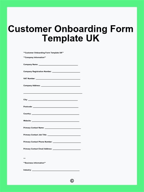 Image result for Customer Onboarding Form