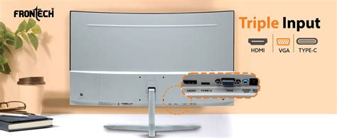 FRONTECH 24 Inch Ultima Series Curved LED Gaming Monitor | Refresh Rate ...