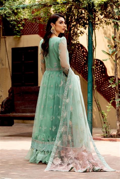 Alizeh Shahtaj Festive Embroidered Chiffon Collection '21 – Anarkali ...