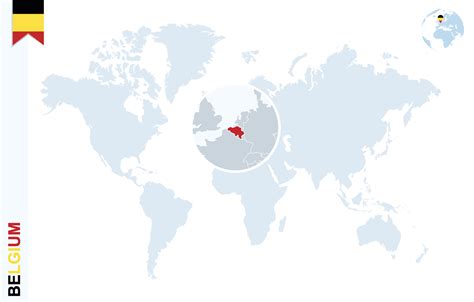 belgium on world map