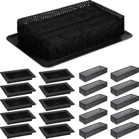 Amazon.com: Therwen 20 Pcs 4" x 8" Floor Vents Register with Mesh Cover ...