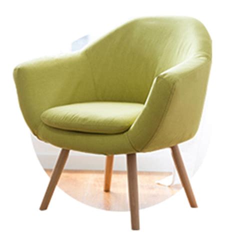 KampTrade Modern Fabric Chair Single Sofa Upholstered Arm Chair Living ...