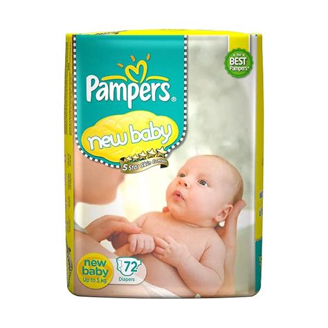 Buy Pampers Active Baby Diapers, New Born, Extra Small, (NB, XS) size ...