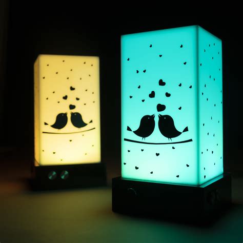Love birds Telepathy Friendship Lamps – Set of 2 – Zoci Voci