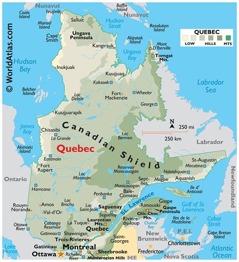 Map Of Quebec City Area