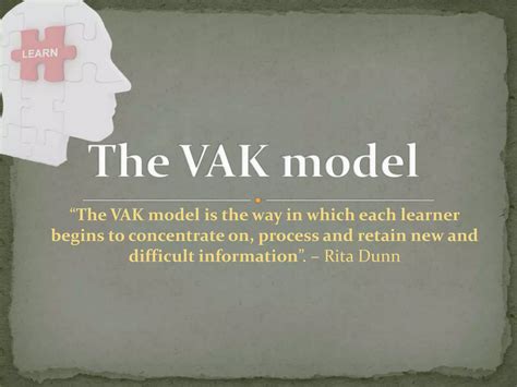 Vak Model of Learning 的图像结果