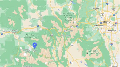 Aspen Springs Colorado Map at Denise Feliciano blog