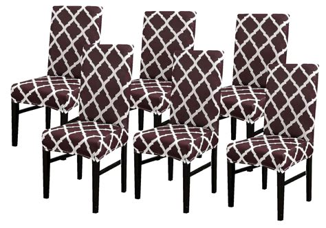 STARNSTYLE Brown Color Elastic Stretchable Dining Table Chair Seat ...