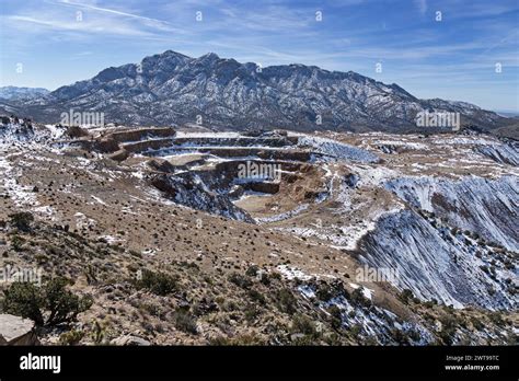 Clark Mountain and the northern part of the Colosseum Open Pit mine in ...