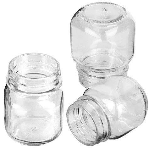 Buy Glass Jars, KAMOTA 4 oz Mini Glass Jars with Lids Perfect for Mason ...