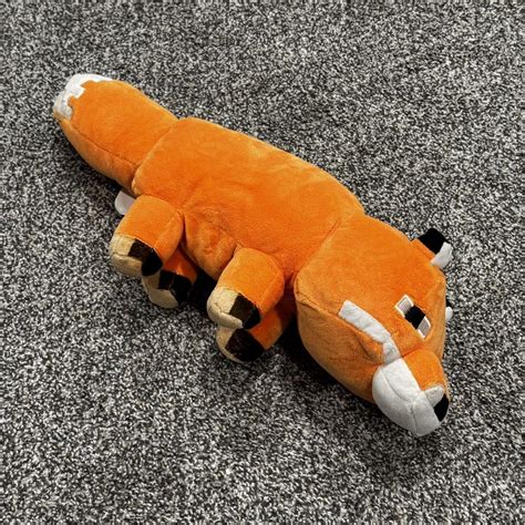 minecraft fox plush approx. 24 inch long - Depop