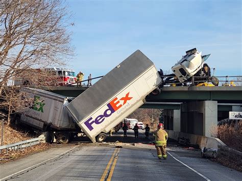 5 people, including infant, injured after FedEx semitrailer rolls over ...